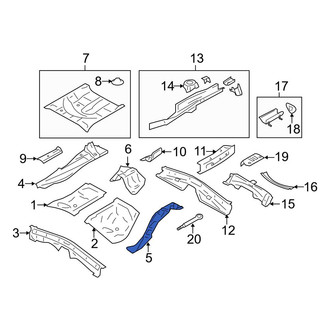 Toyota OE - Rear Left Floor Extension