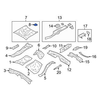 Toyota OE - Rear Spare Tire Bracket