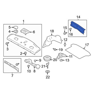 Toyota OE - Rear Rear Body Panel Trim Panel