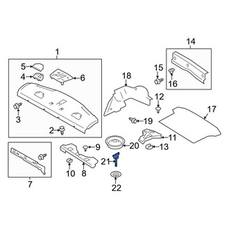 Toyota OE - Spare Tire Bolt