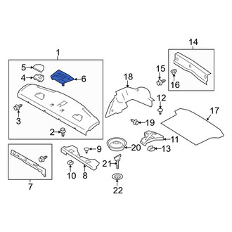 Toyota OE - Center High Mount Stop Light Bracket