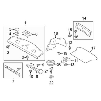Toyota OE - Rear Body & Floor - Interior Trim