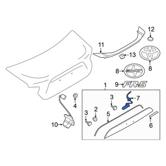 Toyota OE - Rear Trunk Lid Release Switch