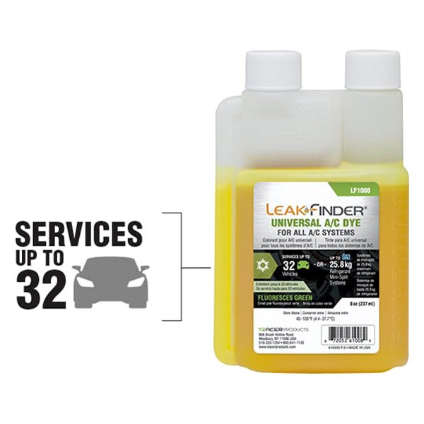 Tracer Products® - Leak Finder™ Universal A/C System Leak Detection Dye, 8 oz