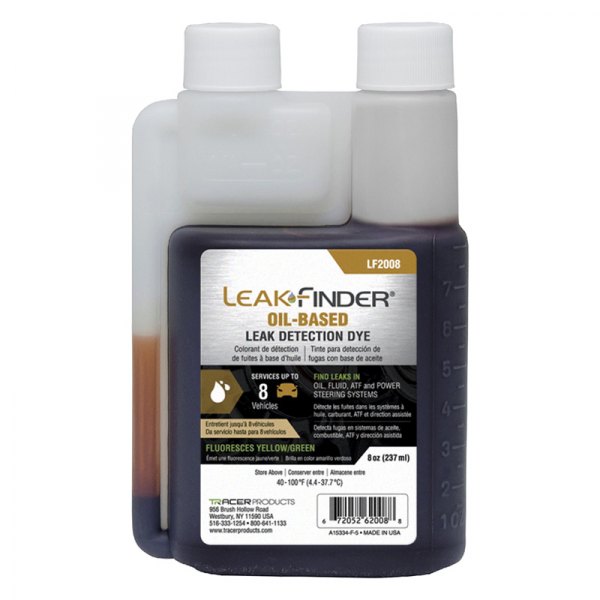 Tracer Products® - Leak Finder™ Oil-Based A/C System Leak Detection Dye, 8 oz