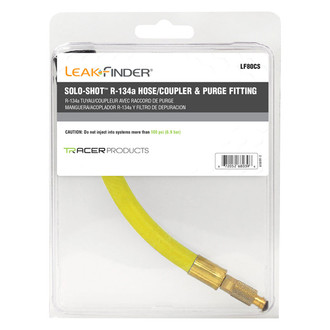 Tracer Products® - Solo-Shot™ R-134a Hose/Coupler with Purge Fitting
