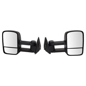 Trail Ridge® - Driver and Passenger Side Manual Towing Mirror Set (Non-Heated, Foldaway)