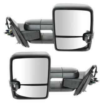 Trail Ridge® - Driver and Passenger Side Power Towing Mirror Set (Heated, Foldaway)