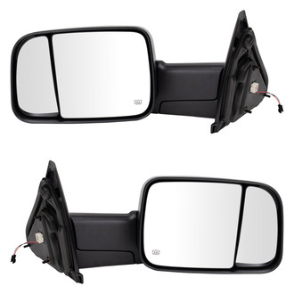 Trail Ridge® - Driver and Passenger Side Power Towing Mirror Set (Heated, Foldaway)