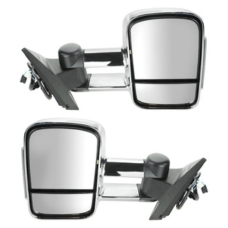 Trail Ridge® - Driver and Passenger Side Power Towing Mirror Set (Heated, Foldaway)