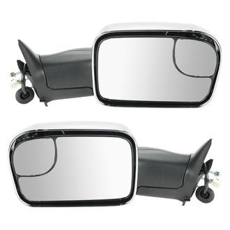 Trail Ridge® - Driver and Passenger Side Power Towing Mirror Set (Heated, Foldaway)