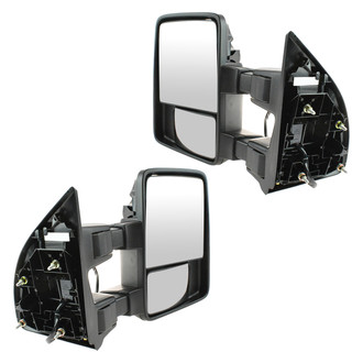 Trail Ridge® - Driver and Passenger Side Power Towing Mirror Kit (Heated, Foldaway)