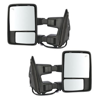 Trail Ridge® - Driver and Passenger Side Power Towing Mirror Kit (Heated, Foldaway)