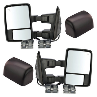 Trail Ridge® - Driver and Passenger Side Power Towing Mirror Kit (Heated, Foldaway)