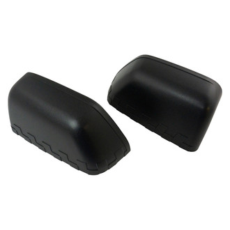 Trail Ridge® - Checkered Flag Textured Black Driver and Passenger Side Mirror Covers