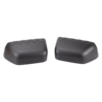 Trail Ridge® - Checkered Flag Textured Black Driver and Passenger Side Towing Mirror Covers