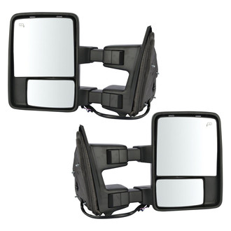 Trail Ridge® - Driver and Passenger Side Power Towing Mirror Kit (Heated, Foldaway)