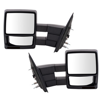 Trail Ridge® - Driver and Passenger Side Manual Towing Mirror Set (Heated, Foldaway)