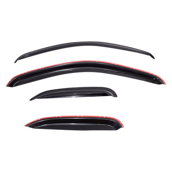 Trail Ridge® - Tape-On Smoke Front and Rear Side Window Deflectors