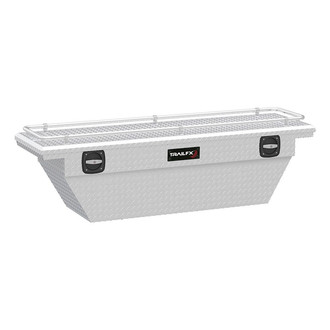TrailFX® - Trail Lock™ Low Profile Deep Angled Single Lid Crossover Tool Box with Rail on Lid