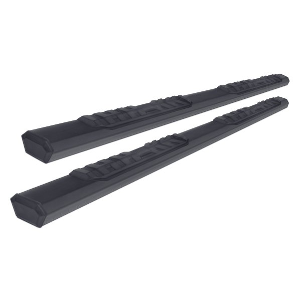 TrailFX® - 4.5" A4 Series Black Trapezoid Nerf Bars