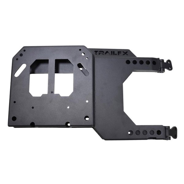 TrailFX® - HD Black Powder Coated Spare Hinge Tire Carrier