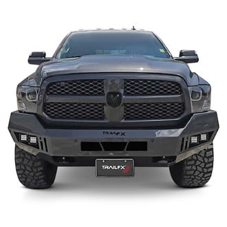 TrailFX® - LD Full Width Black Powder Coated Front HD Bumper