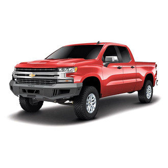 TrailFX® - LD Full Width Black Powder Coated Front HD Bumper