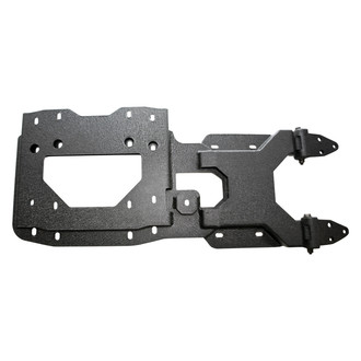 TrailFX® - Black Powder Coated Spare Hinge Tire Carrier