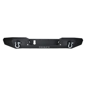 TrailFX® - Full Width Black Powder Coated Rear HD Bumper