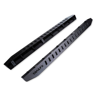 TrailFX® - 6.5" Overland Series Cab Length Black Running Boards