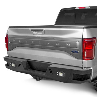 TrailFX® - LD Full Width Black Powder Coat Rear HD Bumper