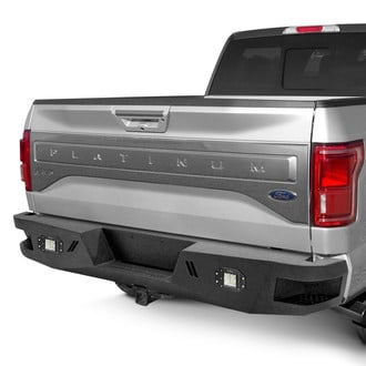 TrailFX® - LD Full Width Black Powder Coat Rear HD Bumper