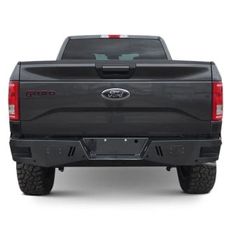 TrailFX® - LD Full Width Black Powder Coated Rear HD Bumper