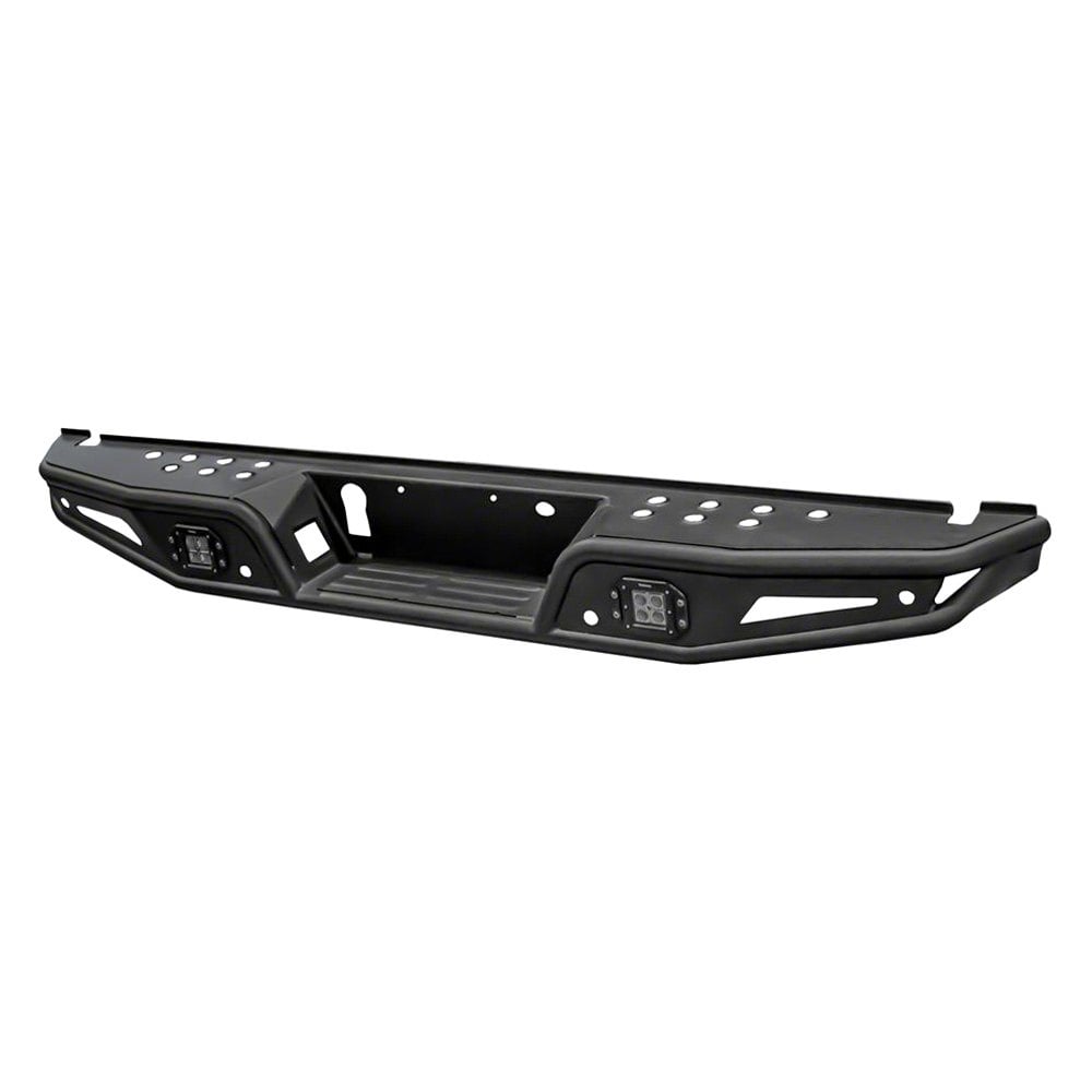 TrailFX® RPRB004TI - Full Width Black Powder Coated Rear Pre-Runner Bumper