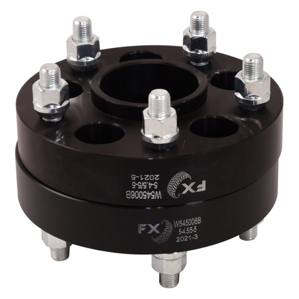 TrailFX® - Black 6061-T6 Aluminum FX Wheels Line Hub Centric Wheel Adapters