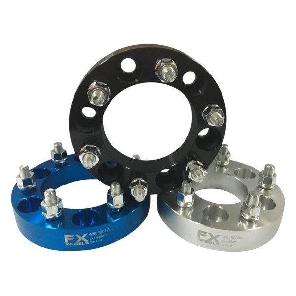  TrailFX® - Silver Anodized 6061-T6 Aluminum FX Wheels Line Wheel Spacers
