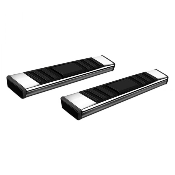 TrailFX® - 4" T4 Series Bed Section Polished Trapezoid Step Bars