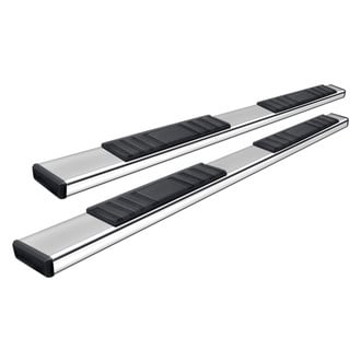 TrailFX® - 4" T4 Series Cab Length Polished Trapezoid Step Bars