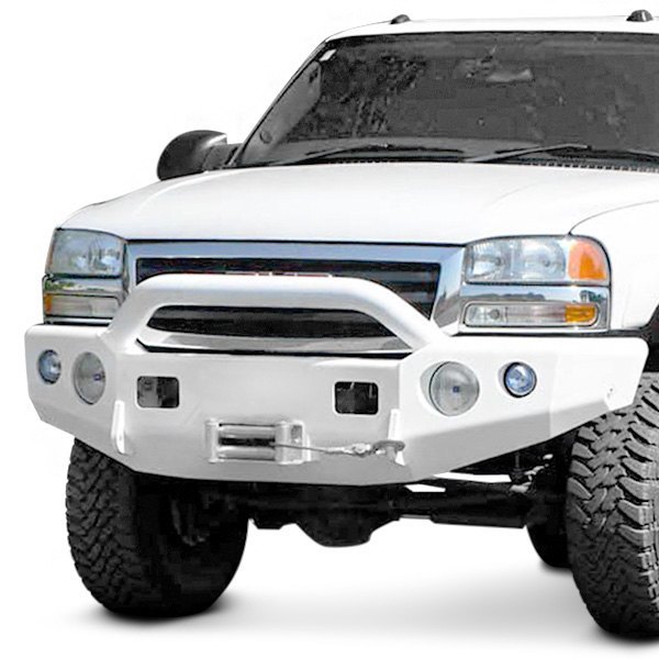 TrailReady® - Full Width Front HD Black Powder Coat Bumper 