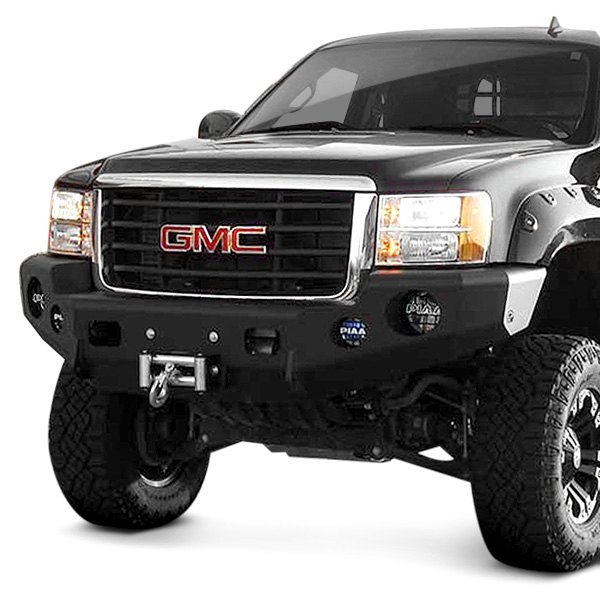 TrailReady® - Full Width Front HD Black Powder Coat Bumper 