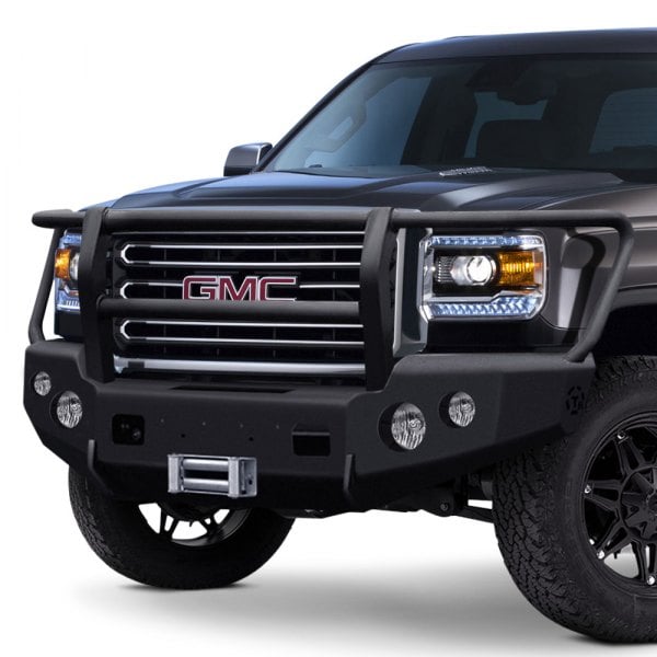 TrailReady® - GMC Sierra 1500 2014 Full Width Black Front Winch HD ...