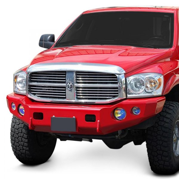 TrailReady® - Full Width Front HD Black Powder Coat Bumper 