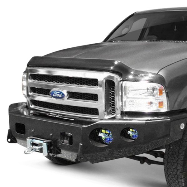 TrailReady® - Full Width Front HD Black Powder Coat Bumper 