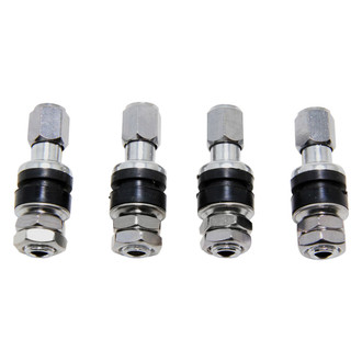 Trans-Dapt® - Chrome Short Wheel Valve Stem Caps