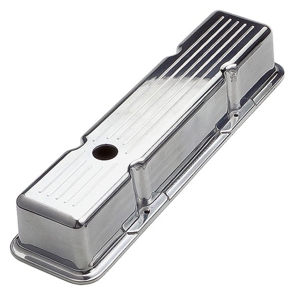 Trans-Dapt® - Hi-Baffle Tall Ball-Milled Valve Cover with Pinstripes