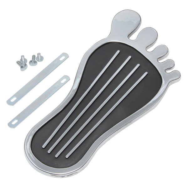 Trans-Dapt® - Barefoot Stainless Steel Accelerator Pedal Pad