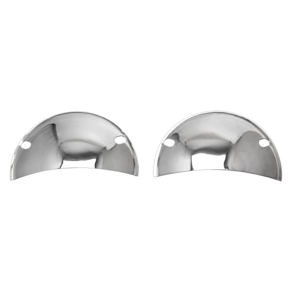 Trans-Dapt® - Round Chrome Headlight Half Shield