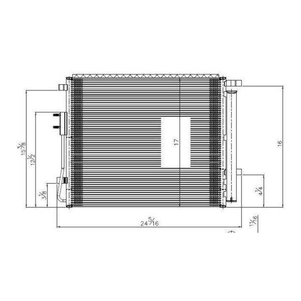 Transtar Industries® - A/C Condenser and Receiver Drier Assembly