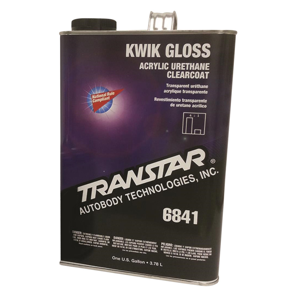 Transtar Kwik Gloss Acrylic Urethane Clear Coat – 1 Gallon, 6841, Made In USA-120697